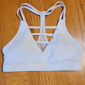 ZYIA ACTIVE White Grid Bra